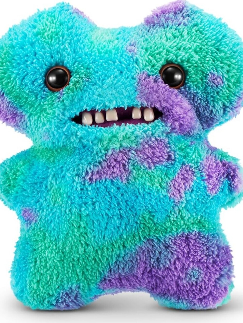 Fuggler Laboratory Misfits Gaptooth McGoo Plush Soft Toy Turquoise W/Teeth